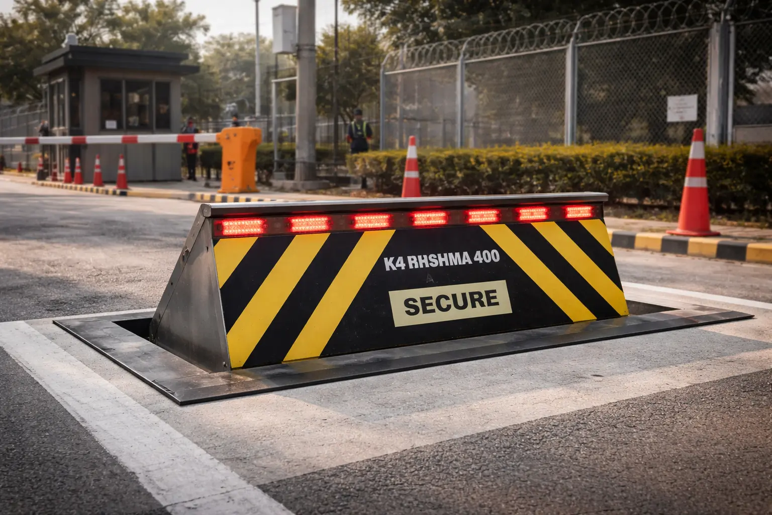 K4 Crash Rated Road Blocker ASTM F2656 Anti Ram Barrier