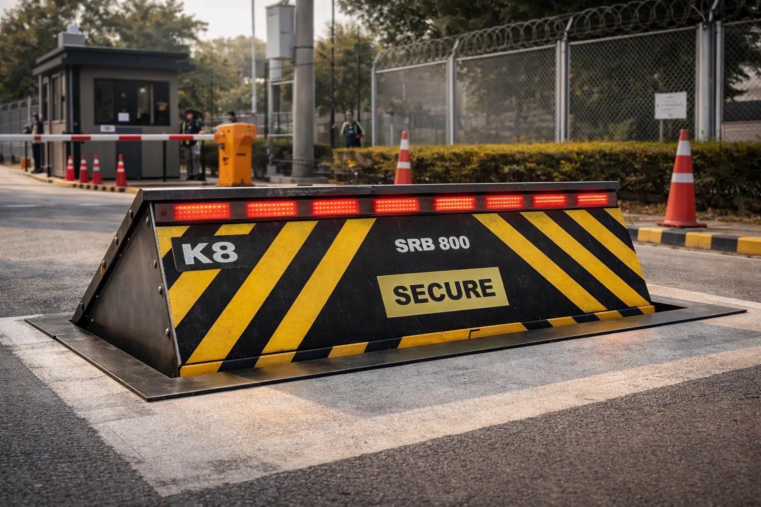 K8 Crash Rated Road Blocker